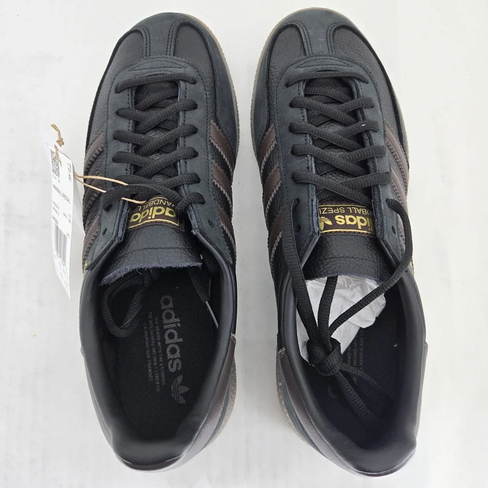 Adidas Handball Spezial Black Dark Brown Gum IH6568 Mens Size 9 Sneakers NEW
